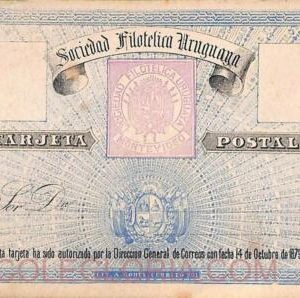ad6439 - URUGUAY - Postal History - STATIONERY CARD Ciardi # TC13