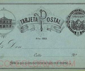 ad6443 - URUGUAY - Postal History - STATIONERY CARD Ciardi # TC10