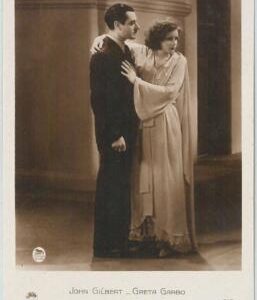 62071 - VINTAGE POSTCARD - CINEMA, Greta Garbo and John Gilbert