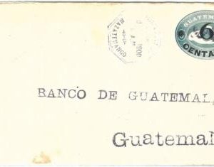 69283 - GUATEMALA - POSTAL HISTORY -  STATATIONERY COVER  Higgings & Gage # 14