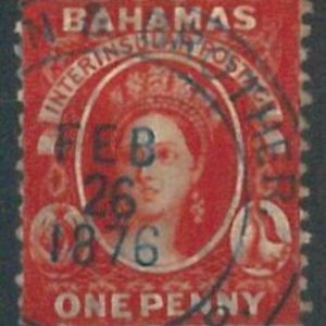70307a - BAHAMAS - STAMP: Stanley Gibbons # 25   -  Used