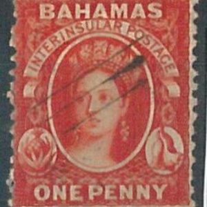 70308 - BAHAMAS - STAMP: Stanley Gibbons # 25x   -  Used
