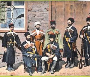ad1477 - TURKEY - VINTAGE POSTCARD  - Constantinople - 1908, Military