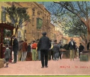 ac9344 - MALTA - VINTAGE POSTCARD - St.John's Square