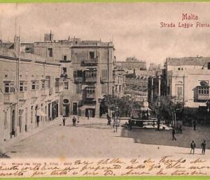 ac9309 - MALTA - VINTAGE POSTCARD - Strada loggie Floriana - 1900