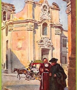 ac9348 - MALTA - VINTAGE POSTCARD - Religion - 1910