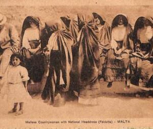 ac9347 - MALTA - VINTAGE POSTCARD - Ethnic - 1923