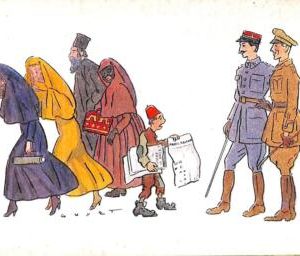 ac9149  - GREECE - VINTAGE POSTCARD - ETHNIC Illustrated HUMOUR