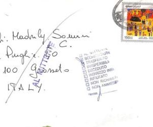 ac6500 - KUWAIT - POSTAL HISTORY -  COVER to  ITALY returned to sender 1994