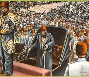ad1619 - TURKEY - VINTAGE POSTCARD - Friday ceremonial parade