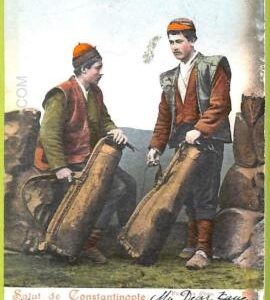 ad1514  - TURKEY - VINTAGE POSTCARD  - Constantinople - 1905 - Ethnic