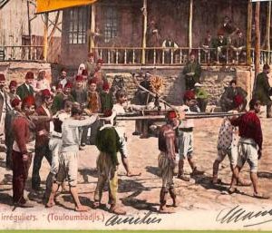 ad1654 - TURKEY - VINTAGE POSTCARD - Pompiers irreguliers