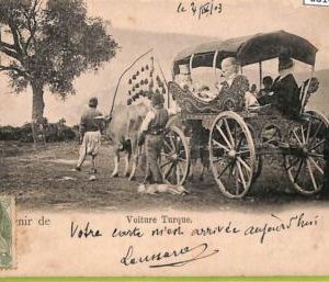 ad1660 - TURKEY - VINTAGE POSTCARD - Turkish car - 1903
