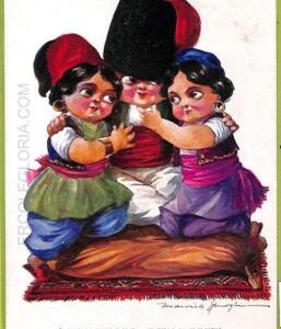 ad1632 - TURKEY - VINTAGE POSTCARD - Turkish Delight