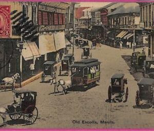 ag3629 - Philippines - VINTAGE POSTCARD - 1911 - Manila, Old Escolta