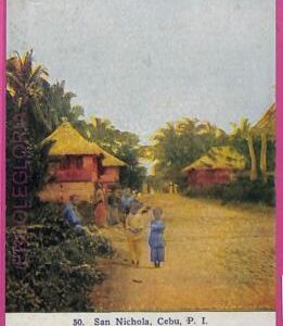 ag3551 -  PHILIPPINES - VINTAGE POSTCARD  - Cebu, San Nichola