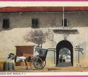 ag3601 -  Philippines - VINTAGE POSTCARD  - Manila, old Spanish gate