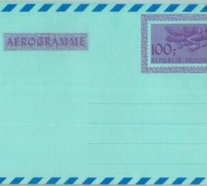 86226 - INDONESIA  - Postal History - Stationery AEROGRAMME:  100- purple