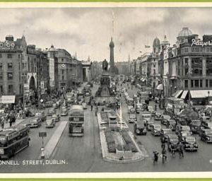 ac9218 - IRELAND - VINTAGE POSTCARD - Dublin, O'connell Street - 1954
