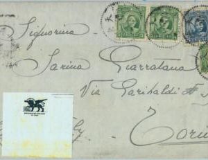BK0462 - CHINA -  POSTAL HISTORY - COVER from ITALIAN TROOPS 1937 San Marco