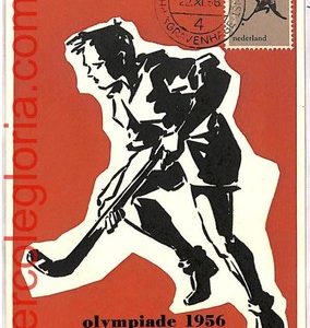 ai4068 - Netherlands - POSTAL HISTORY - Maximum Card OLYMPICS Hockey - 1956
