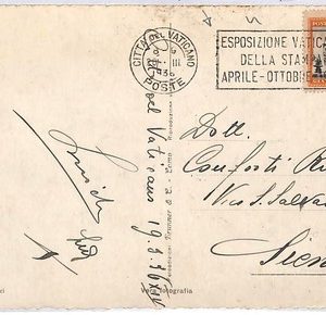 ai4079 - VATICAN - POSTAL HISTORY - Postcard - Journalism - 1936