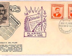 ai4080 - Philippines - POSTAL HISTORY - FDC - Journalism - 1952