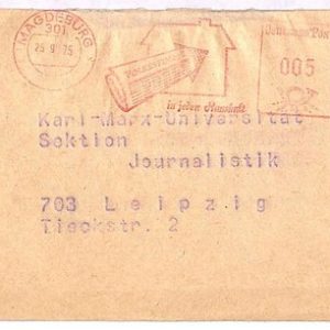 ai4081 - Germany - POSTAL HISTORY - Paper - Journalism - 1975