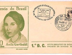 ai4089 - Brazil - POSTAL HISTORY - FDC Cover - Famous people, Garibaldi - 1967