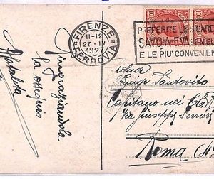 ai4093 - Italy - POSTAL HISTORY - Postmark : TOBACCO Sigarettes MEDICINE -  1927