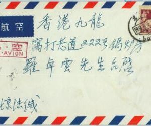 BK0514  - CHINA - POSTAL HISTORY - Michel # 303b Single on COVER  1964