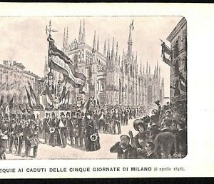 ab1228 - CARTOLINA D'EPOCA - MILANO Città : Piazza del Duomo