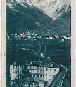 CARTOLINA d'Epoca AOSTA provincia - Courmayeur 1934