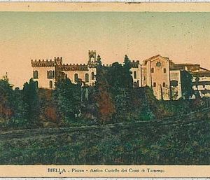38550  CARTOLINA d'Epoca BIELLA Citta'  - Castello Ternengo