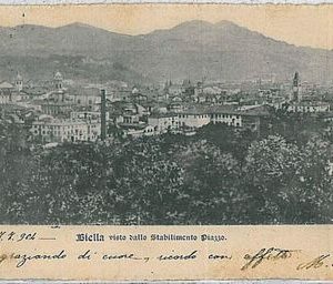 38547   CARTOLINA d'Epoca BIELLA Citta'  - PANORAMA 1904