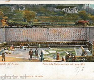 60450  - CARTOLINA d'Epoca - L'AQUILA città :  FONTE
