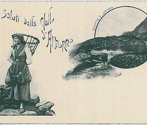 38607  CARTOLINA d'Epoca BIELLA provincia - Andorno Micca - COSTUMI!