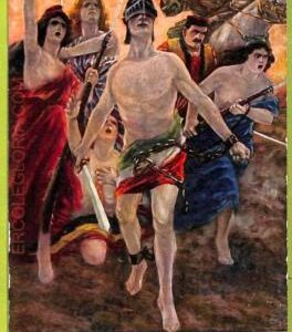 ae8694 - RUSSIA - Vintage Postcard - ILLUSTRATED