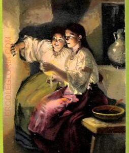 ae8738 - RUSSIA - Vintage Postcard - ILLUSTRATED - Costumes