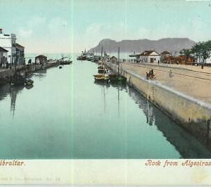 92321 - GIBRALTAR - VINTAGE   POSTCARD -  ROCK from ALGECIRAS