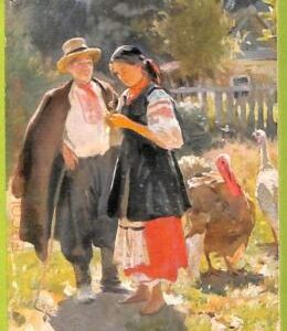 ae8807 - RUSSIA - Vintage Postcard - ILLUSTRATED - N.K.Pimonenko