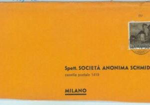 84116 - LIECHTENSTEIN  - Postal History -  Large COVER to ITALY  1959