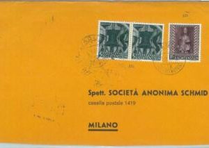 84117 - LIECHTENSTEIN  - Postal History -  Large COVER to ITALY  1960