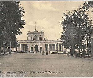 60456  - CARTOLINA d'Epoca - L'AQUILA città :  PALAZZO EXPO