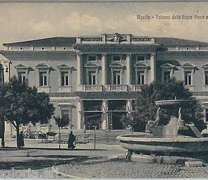 60459  - CARTOLINA d'Epoca - L'AQUILA città :  PALAZZO POSTE