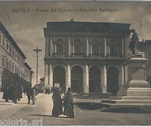 60471 - CARTOLINA d'Epoca - L'AQUILA città :  PIAZZA PALAZZO 1906