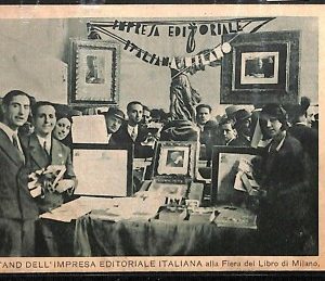 ab1242 - CARTOLINA D'EPOCA - MILANO Città : Fiera del Libro di Milano