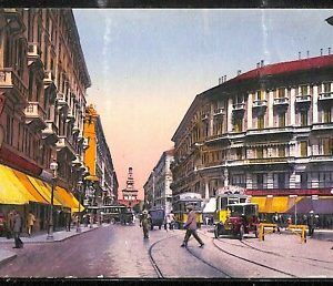 ab1244 - CARTOLINA D'EPOCA - MILANO Città : Via Orefici
