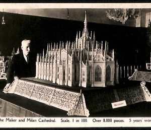 ab1251 - CARTOLINA D'EPOCA - MILANO Città : The Maker and Milan Cathedral