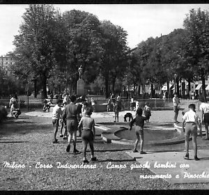 ab1256 - CARTOLINA D'EPOCA - MILANO Città : Monumento a Pinocchio